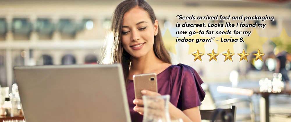 og seeds customer reviews girl on phone